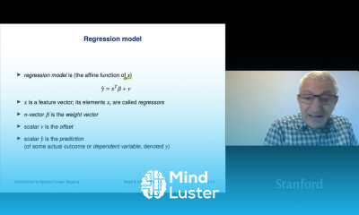 Stanford ENGR108 Introduction to Applied Linear Algebra | 2020 | Lecture 8 VMLS taylor approx reg