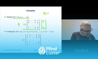 Stanford ENGR108 Introduction to Applied Linear Algebra | 2020 | Lecture 23 VMLS vector linear func