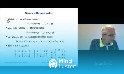 Stanford ENGR108 Introduction to Applied Linear Algebra | 2020 | Lecture 28 VMLS matrix mult ex