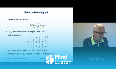 Stanford ENGR108 Introduction to Applied Linear Algebra | 2020 | Lecture 29 VMLS mtrx pwrs QR fac