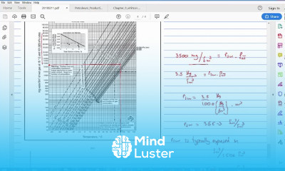 Water content in natural gas class exercise Intro to hydrates