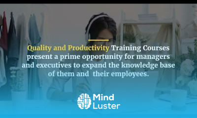 Productivity Training Courses