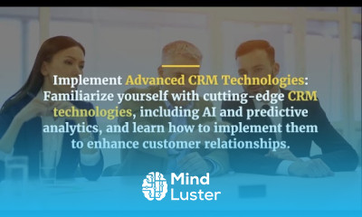 Advanced Customer Relationship Management CRM