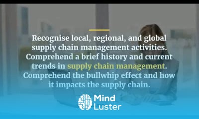 Advanced Supply Chain Management