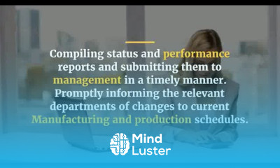 Manufacturing and production planning and Control MPPC