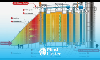 Steam Boiler feedWater and Steam Cycles Controlled Circulation
