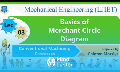 L 08 Merchant Circle Diagram | Conventional Machining Processes | Mechanical