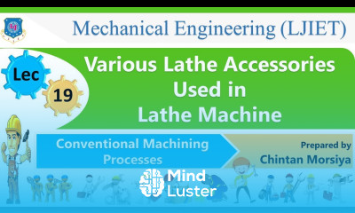 L 19 Lathe Accessories | Conventional Machining Processes | Mechanical