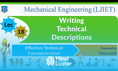 L 18 Technical description | Effective Technical Communication | Mechanical