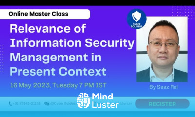 Information Security Management Relevance of CISM by Saaz Rai