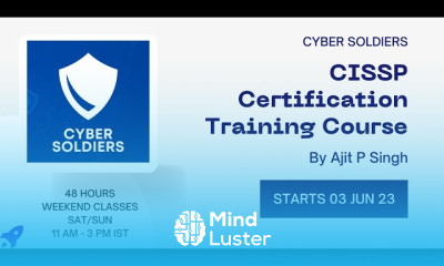 CISSP CCSP Demo Class by Ajit Pal Singh on Cyber Soldiers