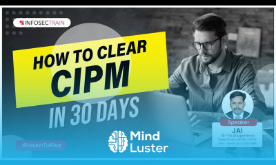 Free Certified Information Privacy Manager Certification Training | How To Clear CIPM in 30 Days