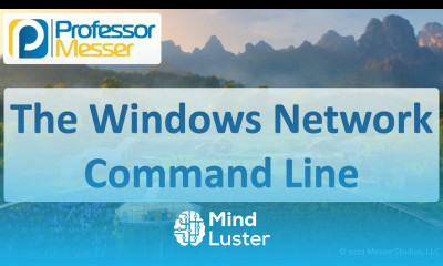 The Windows Network Command Line CompTIA A 220 1102 1 2