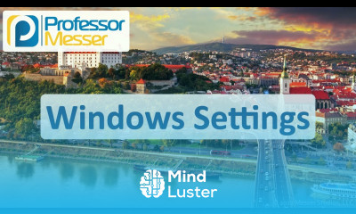 Windows Settings CompTIA A 220 1102 1 5