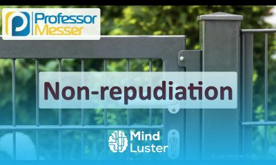 Non repudiation CompTIA Security SY0 701 1 2