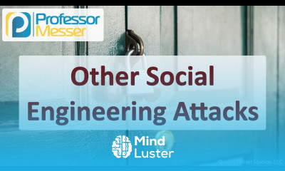 Other Social Engineering Attacks CompTIA Security SY0 701 2 2