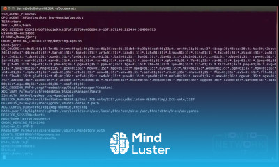 LPIC 1 Exam 102 Linux Session Variables