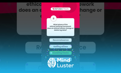 What phase of the ethical hacking framework does an ethical hacker change or delete log data
