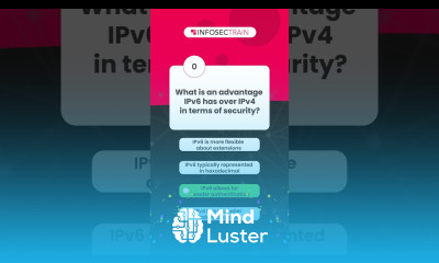 What is an advantage IPv6 has over IPv4 in terms of security