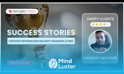CISM Infosectrain Review | CISM Success Stories | Harshit Mathur CISM Gladiator