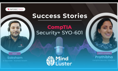 CompTIA Security Plus InfosecTrain Review | CompTIA Security Prathibha Success Stories