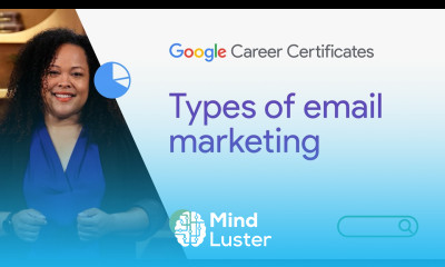 Types of email marketing | Google Digital Marketing E commerce Certificate