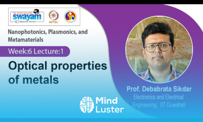 Lec 16 Optical properties of metals