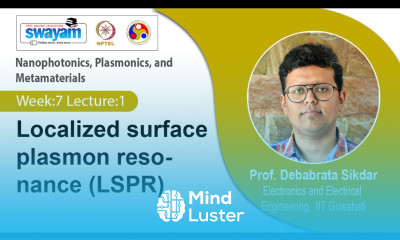 Lec 19 Localized surface plasmon resonance LSPR