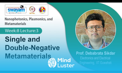 Lec 24 Single and Double Negative Metamaterials