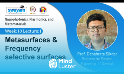 Lec 28 Metasurfaces Frequency selective surfaces