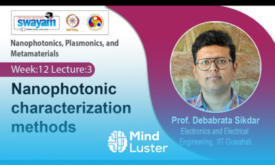 Lec 36 Nanophotonic characterization methods