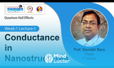 Lec 1 Conductance in Nanostructures
