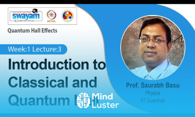 Lec 3 Introduction to Classical and Quantum Hall Effect