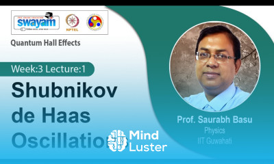 Lec 7 Shubnikov de Haas Oscillations