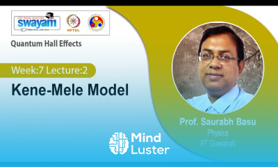 Lec 18 Kene Mele Model