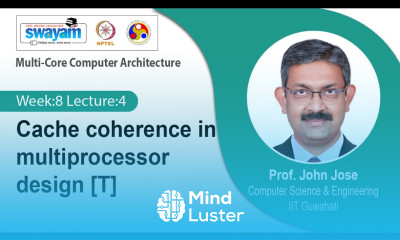 Lec 31 Cache coherence in multiprocessor design T