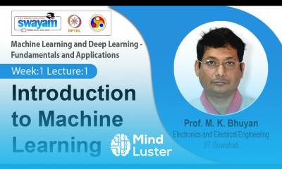 Lec 1 Introduction to Machine Learning