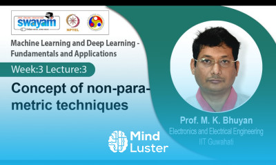 Lec 13 Concept of non parametric techniques