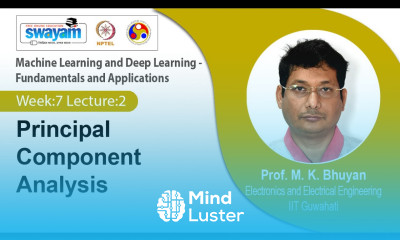 Lec 27 Principal Component Analysis