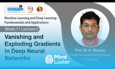 Lec 38 Vanishing and Exploding Gradients in Deep Neural Networks