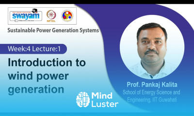 Lec 11 Introduction to wind power generation