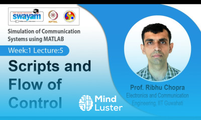 Lec 5 Scripts and Flow of Control