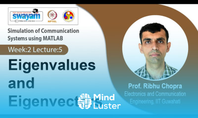 Lec 11 Eigenvalues and Eigenvectors