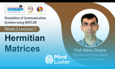 Lec 13 Hermitian Matrices