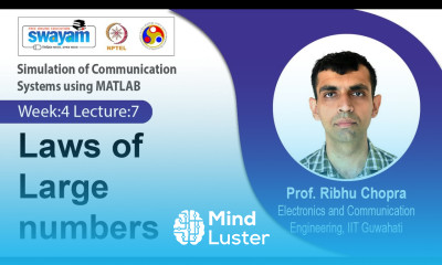 Lec 28 Laws of Large numbers