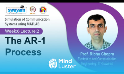 Lec 34 The AR 1 Process