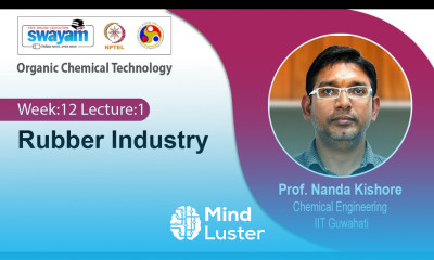 Lec 34 Rubber Industry