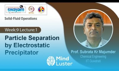 Lec 25 Particle Separation by Electrostatic Precipitator