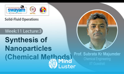 Lec 33 Synthesis of Nanoparticles Chemical Methods