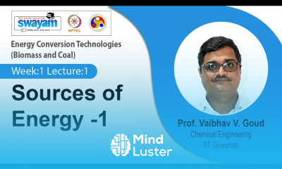 Lec 1 Sources of energy